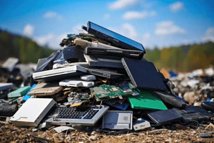 Recycling bins for e-waste